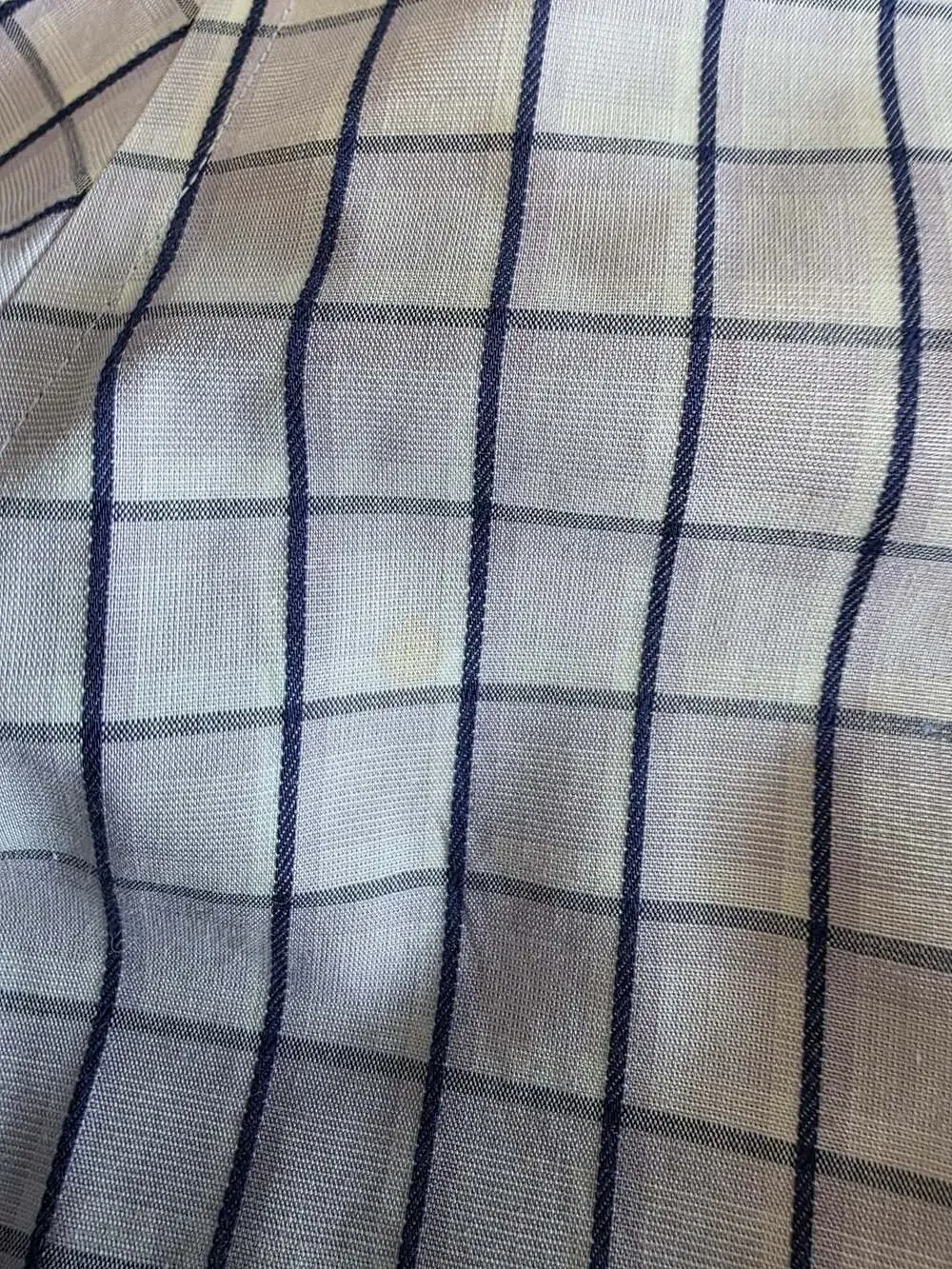 Banana Republic Non-Iron Classic Fit Purple Plaid Dress Shirt Size XL